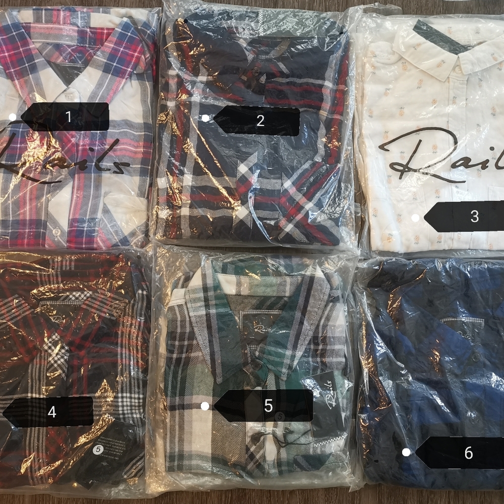classic RAILS long sleeve plaid button-down shirt